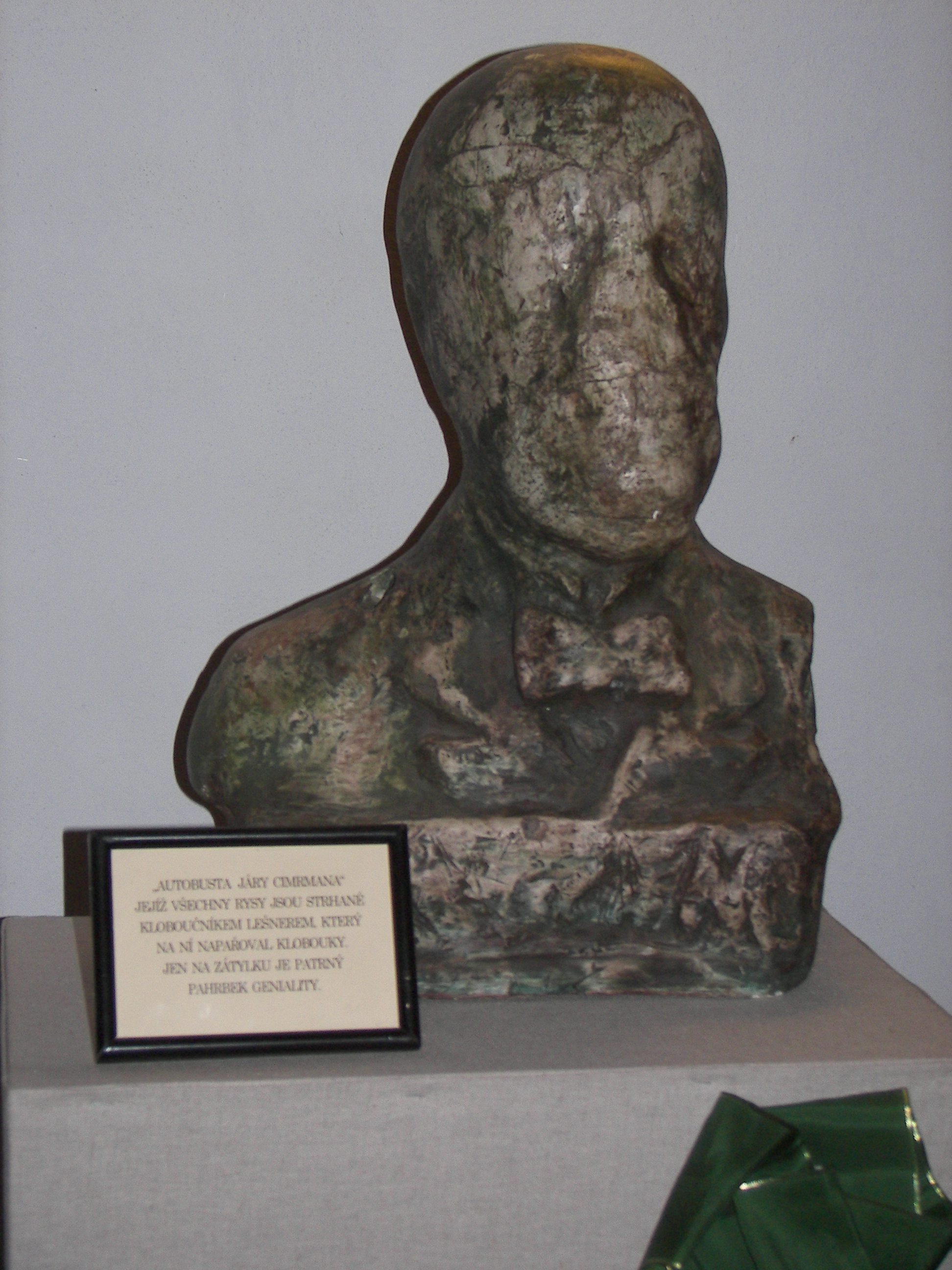Picture of an alleged auto-bust of Jara Cimrman